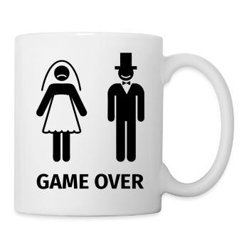 game over - Tasse - Weiß - Rechts