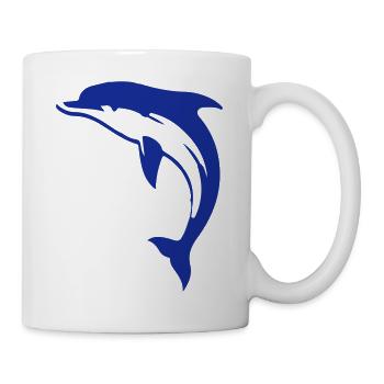 dolphin - Tasse - Weiß - Rechts