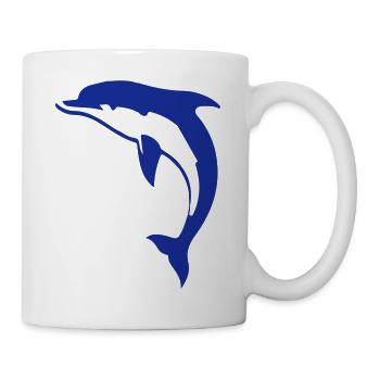 dolphin2 - Tasse - Weiß - Rechts