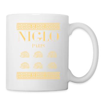 niglo v or .png - Mug blanc - blanc - Droite
