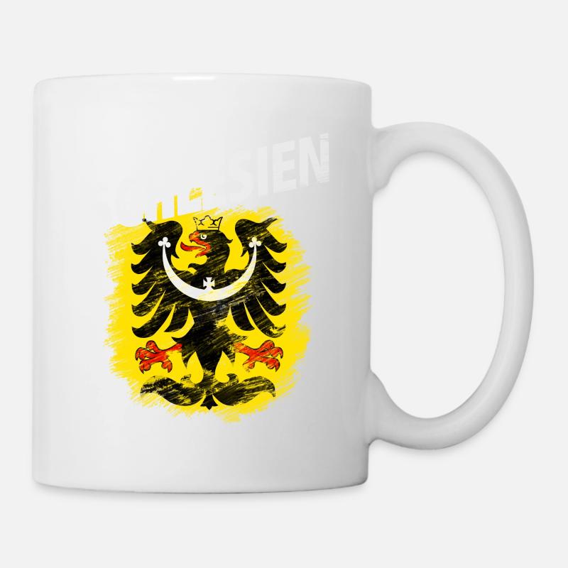 Schlesien - Tasse - Weiß