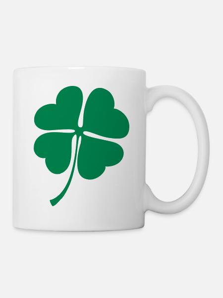 Glücksklee | Clover - Tasse - Weiß