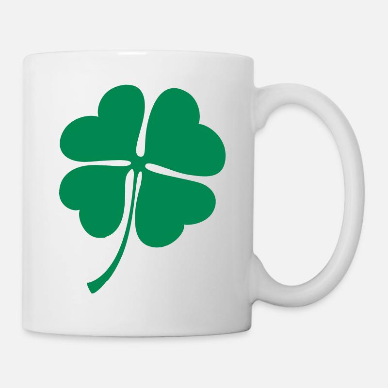 Glücksklee | Clover - Tasse - Weiß