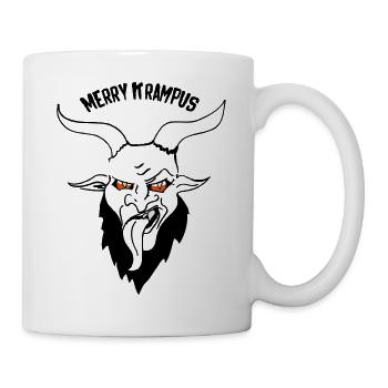 Merry Krampus Nikolaus - Mug - white - Right