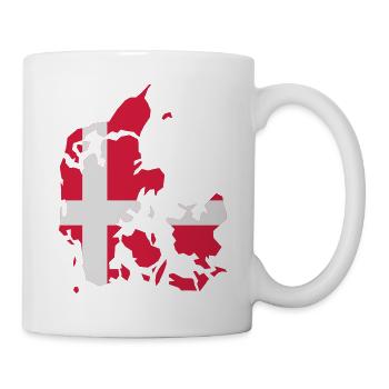 Danemark - drapeau - Mug blanc - blanc - Droite