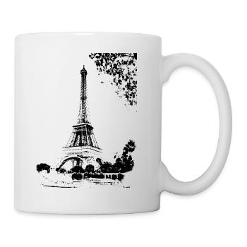 Tour Eiffel PARIS (Noir) - Mug blanc - blanc - Droite