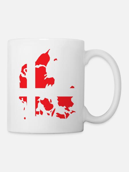 Denmark - Tasse - Weiß