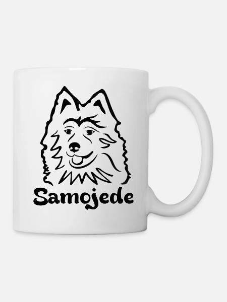 Samojede - Tasse - Weiß