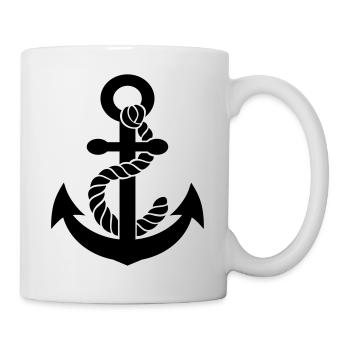 anchor - Tasse - Weiß - Rechts
