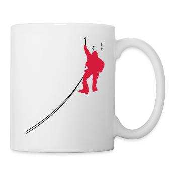 Bergsteiger Climbing Shir - Tasse - Weiß - Rechts