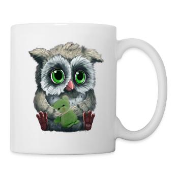 Owl - Tasse - Weiß - Rechts