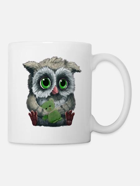 Owl - Tasse - Weiß