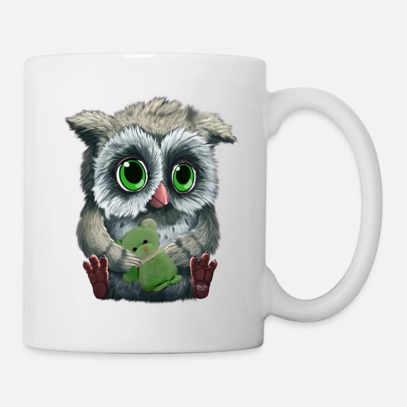 Owl - Tasse - Weiß