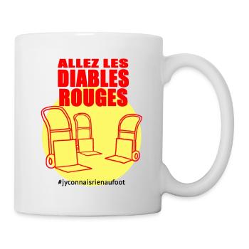 diables rouges - Mug blanc - blanc - Droite