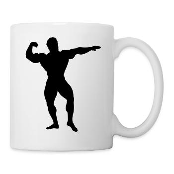 bodybuilder - Mug blanc - blanc - Droite