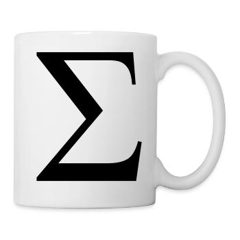 sigma greek - Mug - white - Right