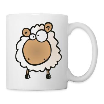 Das Erste Schaaf - Tasse - Weiß - Rechts