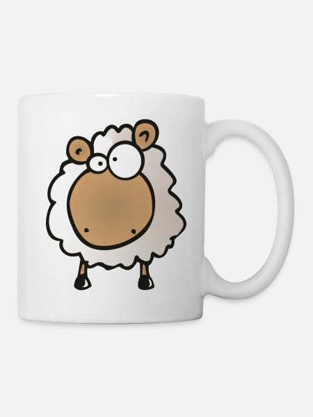 Das Erste Schaaf - Tasse - Weiß