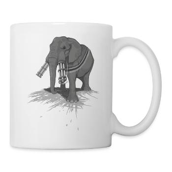 Selfdefense - Mug blanc - blanc - Droite