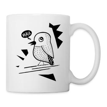 Bird - Tasse - Weiß - Rechts
