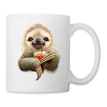 SLOTH & SOFT DRINK - Mug - white - Right