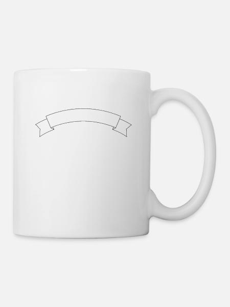 Never underestimate an old guy who loves skiing - Mug - white