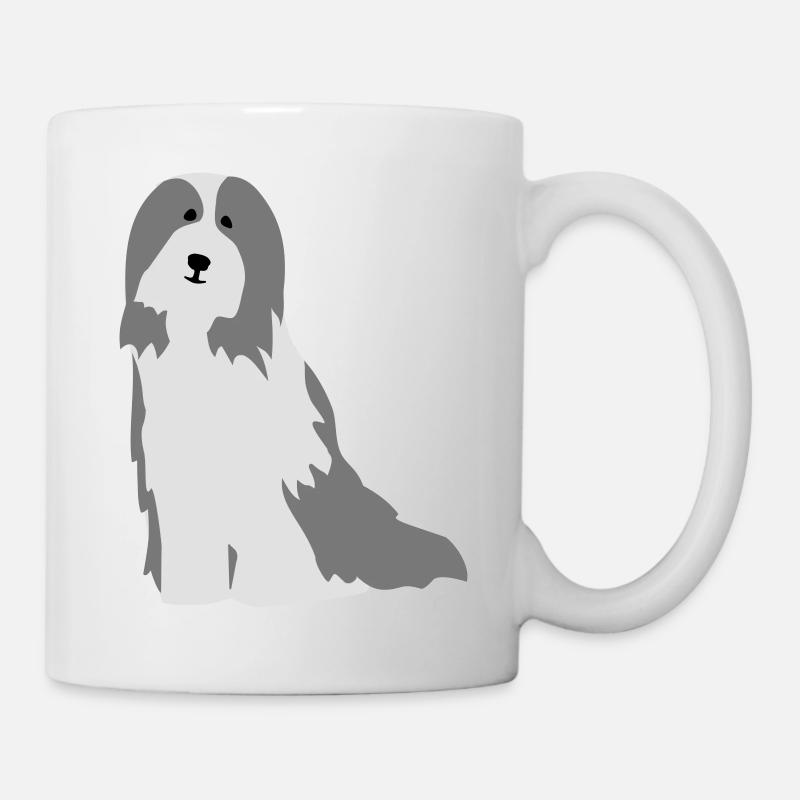 Bearded Collie - Tasse - Weiß