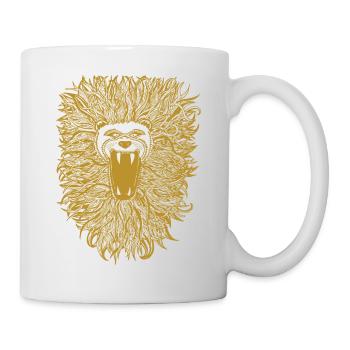 Golden-Lion - Mug blanc - blanc - Droite