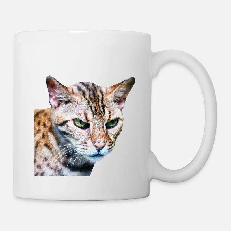 NÖ. Grummelige Katze Schlechte Laune - Tasse - Weiß