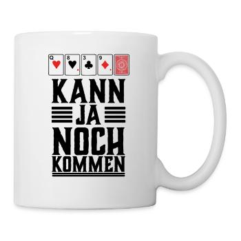 Poker shirt, can still come - Mug - white - Right