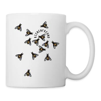 Bienen - Tasse - Weiß - Rechts