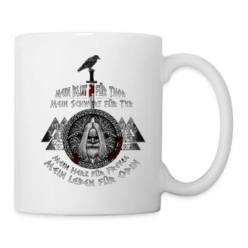Mein Leben für Odin! - Tasse - Weiß - Rechts
