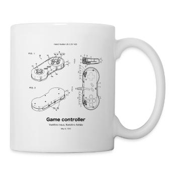 Game Controller - Tasse - Weiß - Rechts