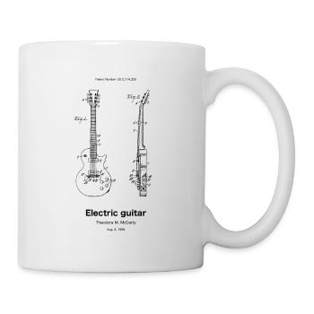 Electric guitar - Tasse - Weiß - Rechts