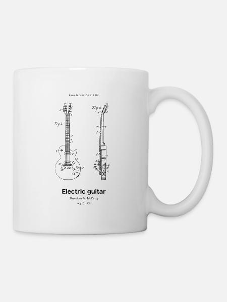 Electric guitar - Mug - white