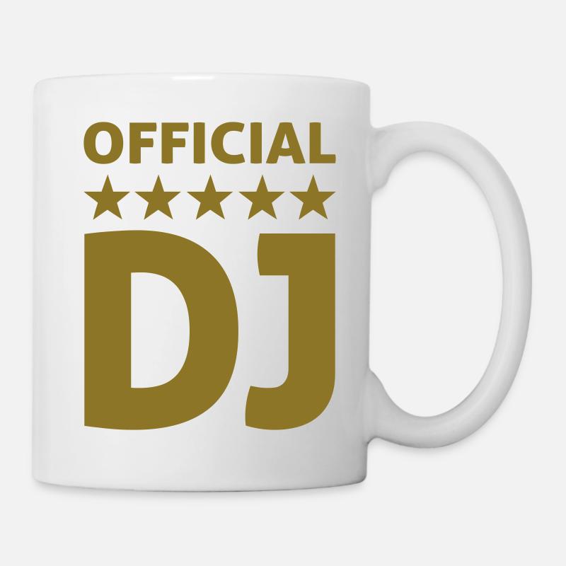 official dj - Tasse - Weiß