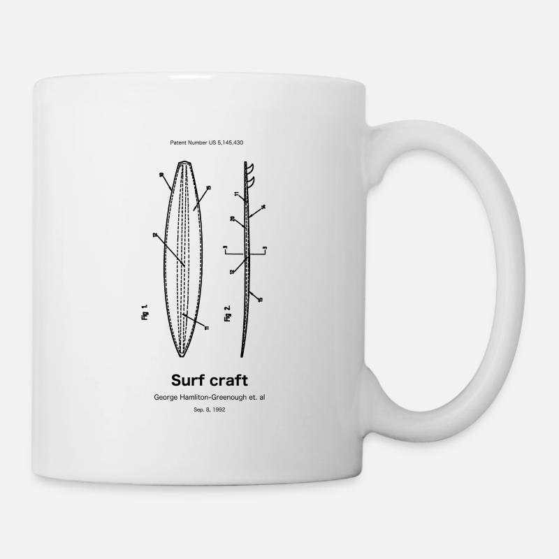 Surf artisanat - Mug blanc - blanc
