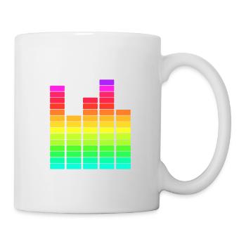 Elektronische Musik - Tasse - Weiß - Rechts