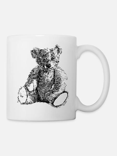 Teddybär - Tasse - Weiß
