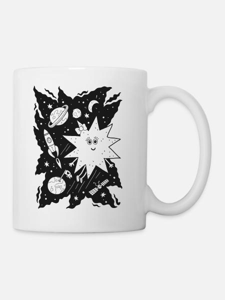 Stella étoile pour colorier - Mug blanc - blanc