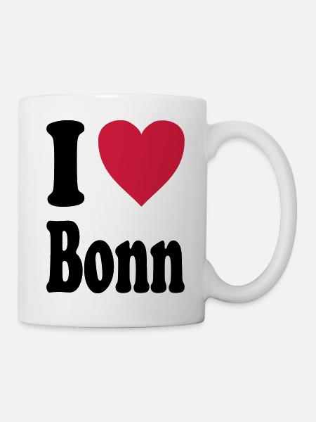 I love Bonn - Tasse - Weiß