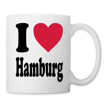 I love Hamburg - Mug - white - Right