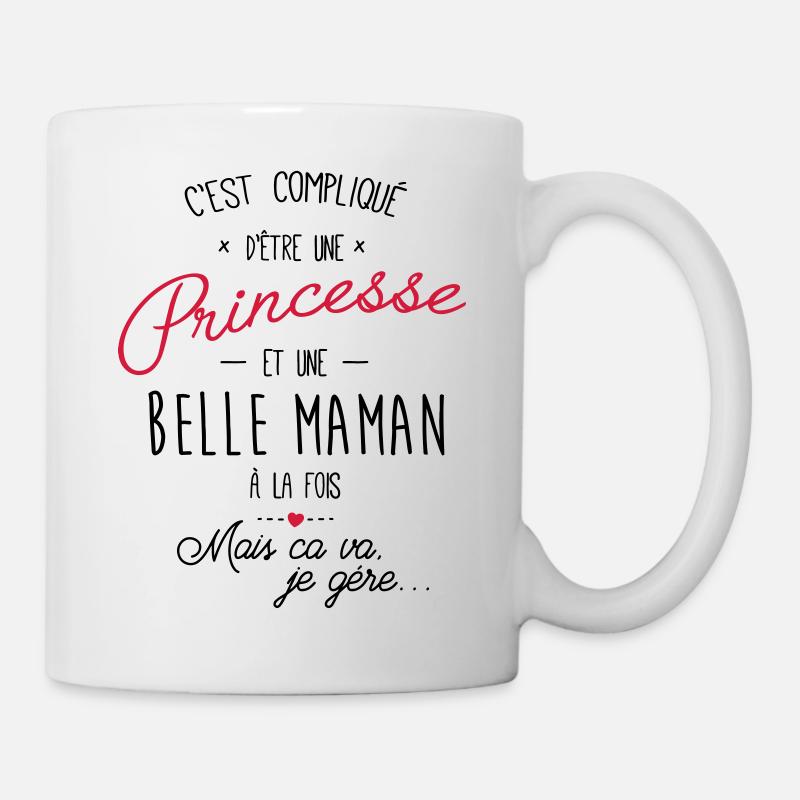 princesse et belle maman - Mug blanc - blanc