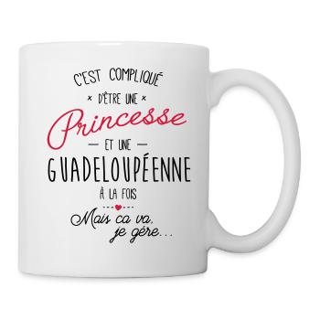 princesse et Guadeloupéen - Mug blanc - blanc - Droite