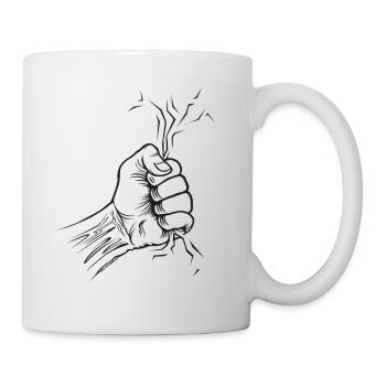 33-01 FIST FLASH - FLASH poing - Mug blanc - blanc - Droite