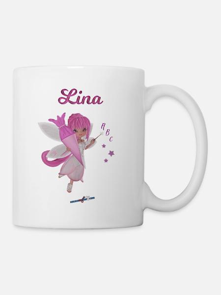 Einschulung Lina - Tasse - Weiß