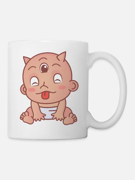 Baby Monster - Tasse - Weiß