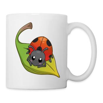 Ladybug - Marienkäfer - Tasse - Weiß - Rechts