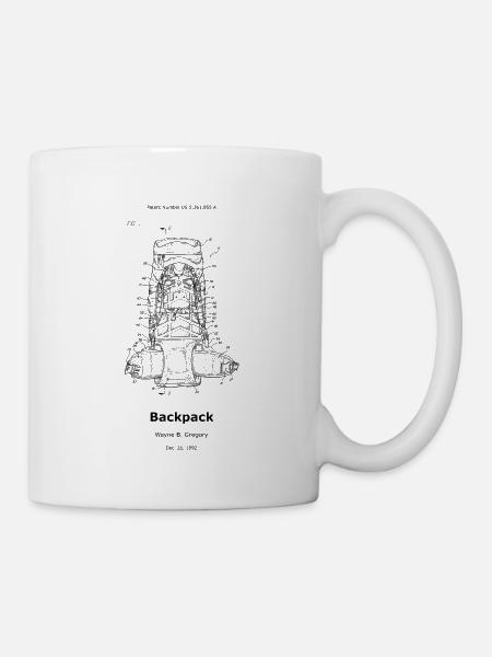 Sac à dos - Mug blanc - blanc