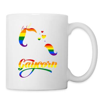 Gaycorn - Gay Unicorn - Tasse - Weiß - Rechts